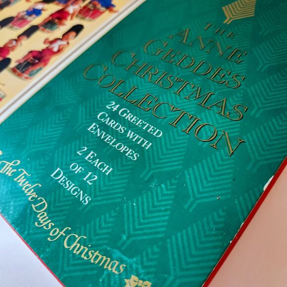 Anne Geddes Vintage 1997 Christmas Collection 24 Greeting Cards with Envelopes - Picture 13 of 14